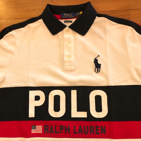 POLO RALPH LAUREN ColorBlock Large Logo Polo Shirt - Picture 3 of 6
